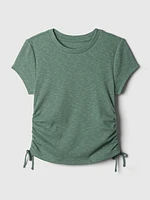 Kids Essential Rib Ruched T-Shirt