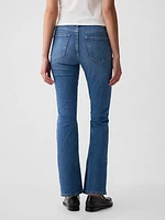 Mid Rise Baby Boot Jeans