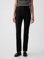 Mid Rise Ponte Crop Kick Pants