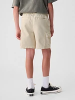 Kids Easy Cargo Denim Shorts