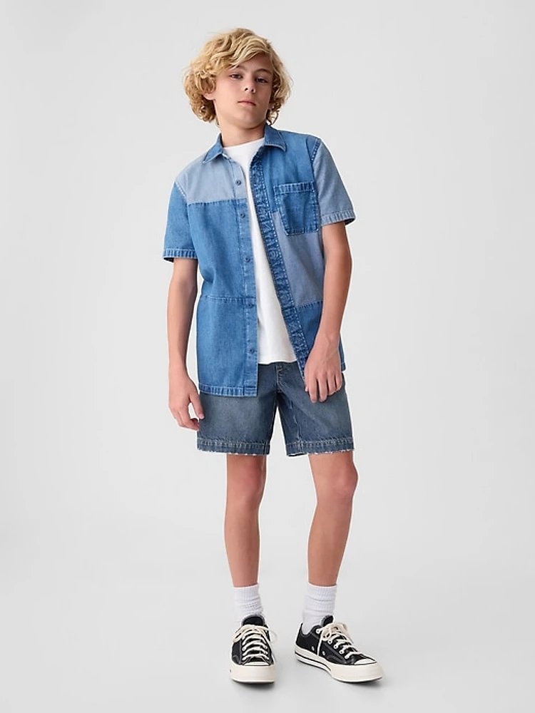 Kids Easy Denim Shorts