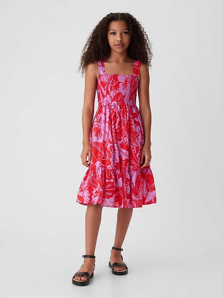 Kids Smocked Midi Tank Dress