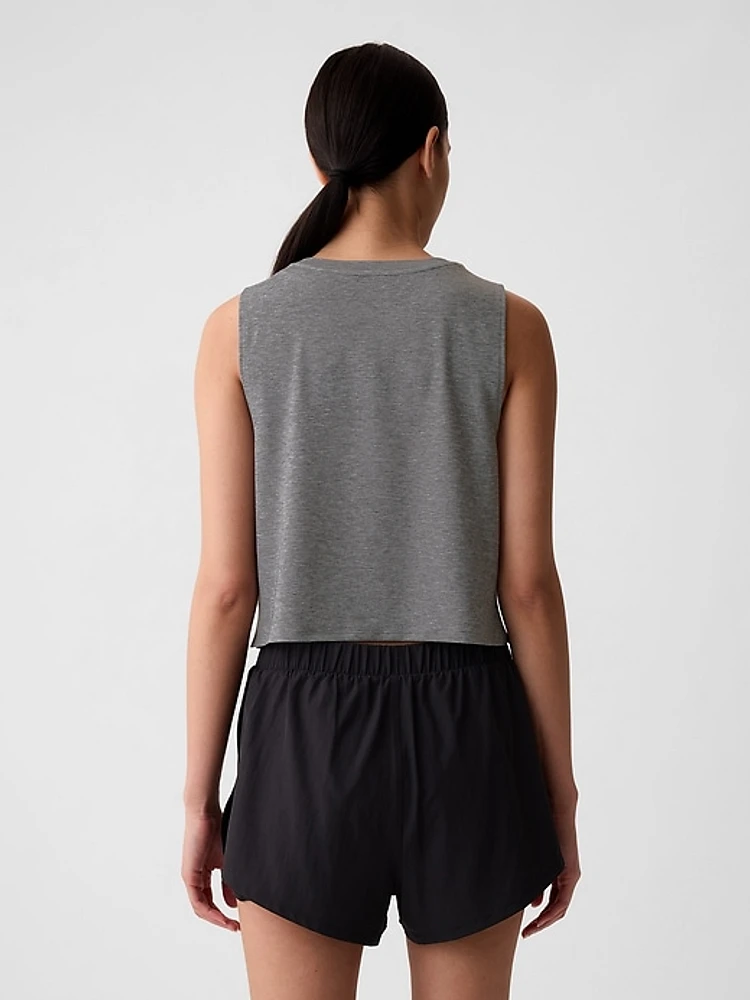 GapFit Breathe Cropped Muscle T-Shirt