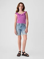 Kids Ruffle Smocked Tank Top