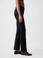 Mid Rise Ponte Crop Kick Pants