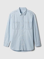 Chambray Denim Big Shirt