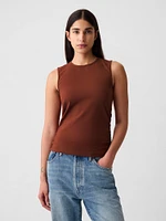 Compact Jersey Cropped Tank Top