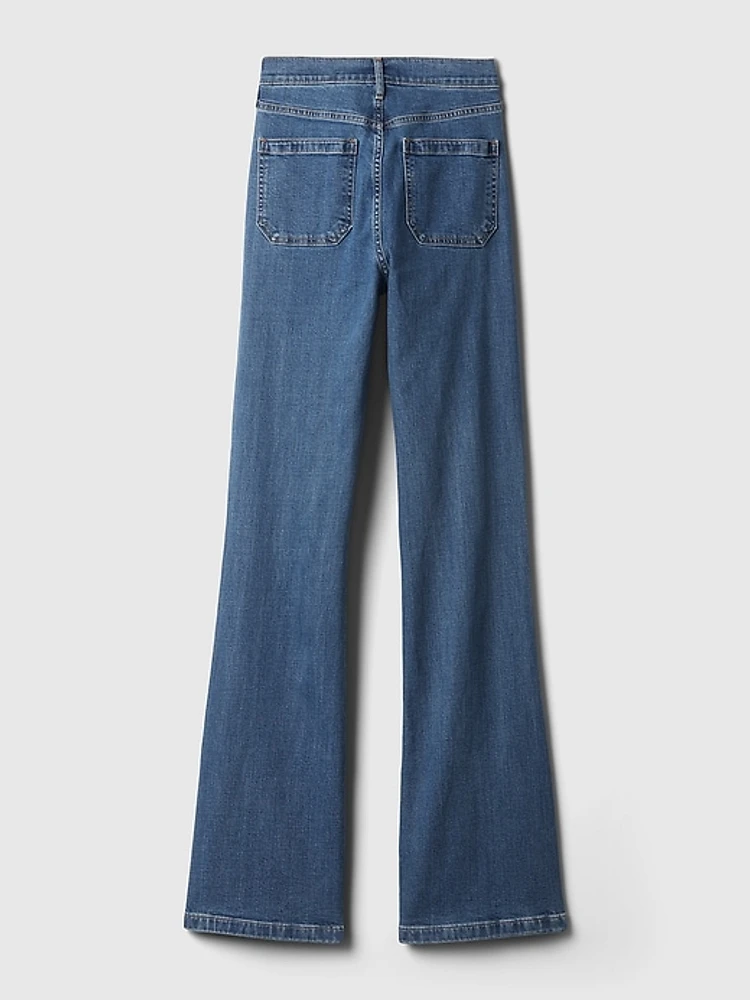 High Rise '70s Flare Jeans