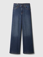 High Rise Stride Wide-Leg Cargo Jeans