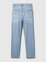 High Rise Cheeky Straight Jeans