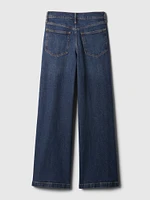High Rise Stride Wide-Leg Cargo Jeans