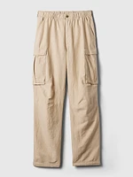 Linen-Cotton Cargo Pants