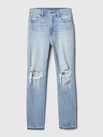 High Rise Cheeky Straight Jeans