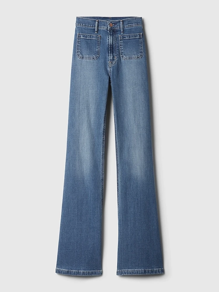 High Rise '70s Flare Jeans