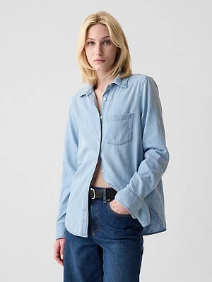 Organic Cotton Denim Classic Shirt