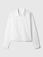 Organic Cotton Cropped Shirt