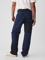 Organic Cotton Button Fly '90s Original Straight Fit Jeans