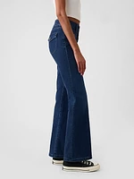 High Rise '70s Flare Cargo Jeans