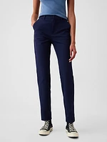 Mid Rise BiStretch Slim Pants