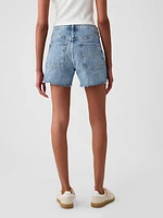 4" Low Rise Stride Denim Shorts