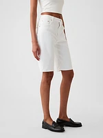 9" High Rise Bermuda Shorts