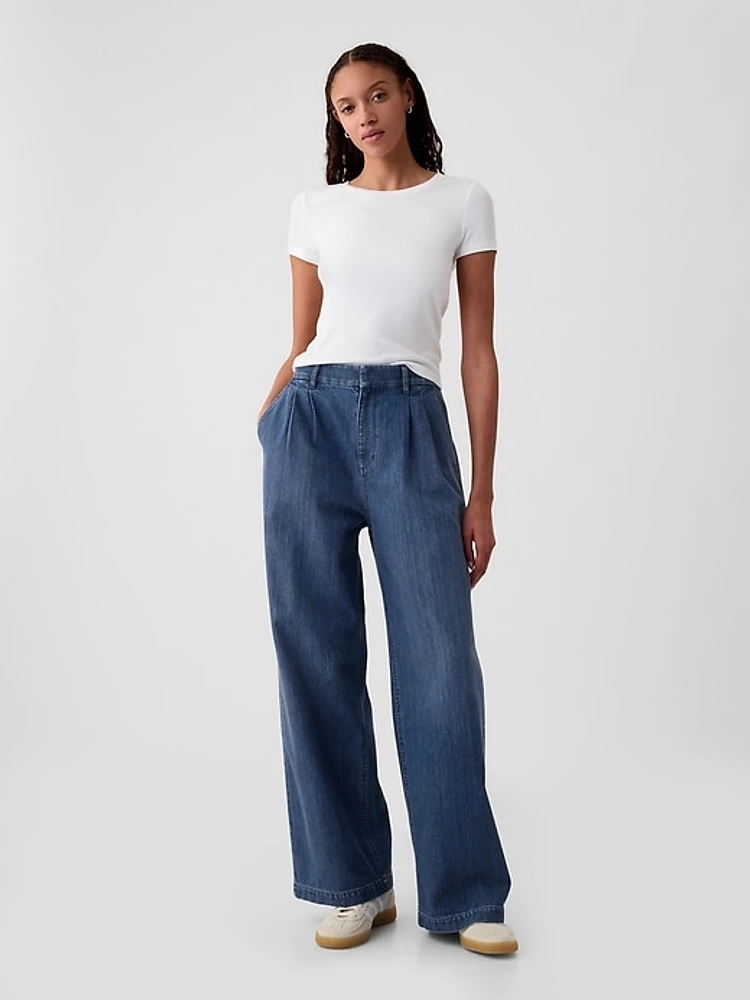 365 High Rise Denim Trousers