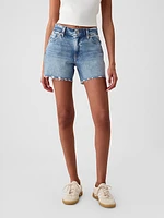 4" Low Rise Stride Denim Shorts