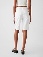 9" High Rise Bermuda Shorts