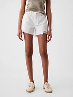 4" Low Rise Stride Denim Shorts