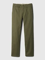 Kids Uniform Straight-Fit Stretch Khakis