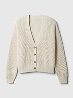 Shaker-Stitch Cardigan