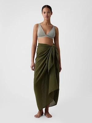 Linen-Cotton Textured Sarong