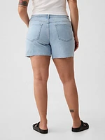 5" Mid Rise Denim Girlfriend Shorts