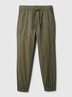 Slim Canvas Joggers with GapFlex