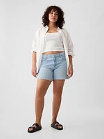 5" Mid Rise Girlfriend Shorts