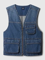 Utility Denim Vest