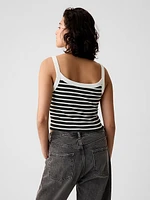 Modern Rib Cropped Tank Top