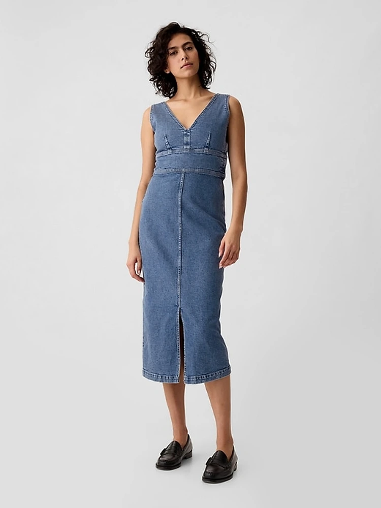 Denim Midi Dress