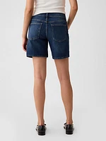 5" Mid Rise Girlfriend Shorts