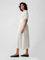 Eyelet Maxi Dress