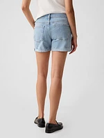 5" Mid Rise Girlfriend Shorts