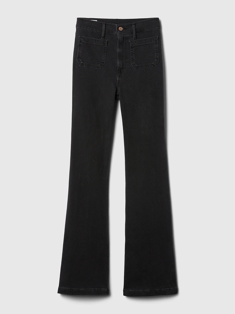 High Rise '70s Flare Jeans