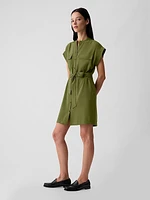 Utility Mini Shirtdress