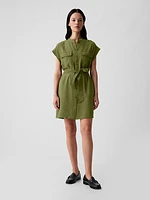 Utility Mini Shirtdress