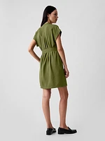 Utility Mini Shirtdress