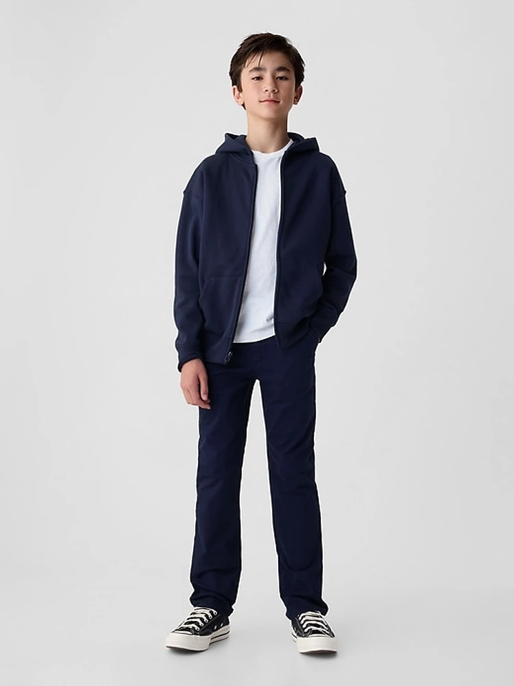 Kids Uniform Straight-Fit Stretch Khakis