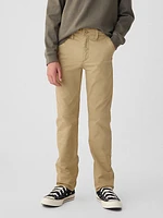 Kids Uniform Straight-Fit Stretch Khakis