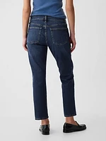 Mid Rise Girlfriend Jeans