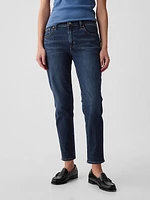 Mid Rise Girlfriend Jeans