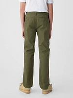 Kids Uniform Straight-Fit Stretch Khakis